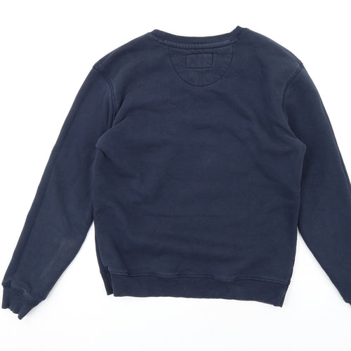 Rose London Womens Blue Cotton Pullover Sweatshirt Size S Pullover