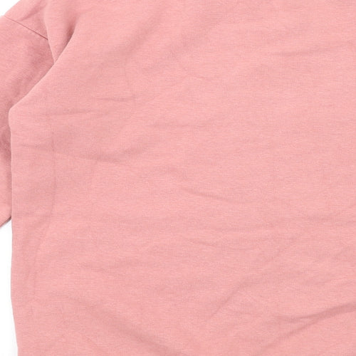 Disney Girls Pink Cotton Pullover Sweatshirt Size 13-14 Years Pullover - Mickey Mouse