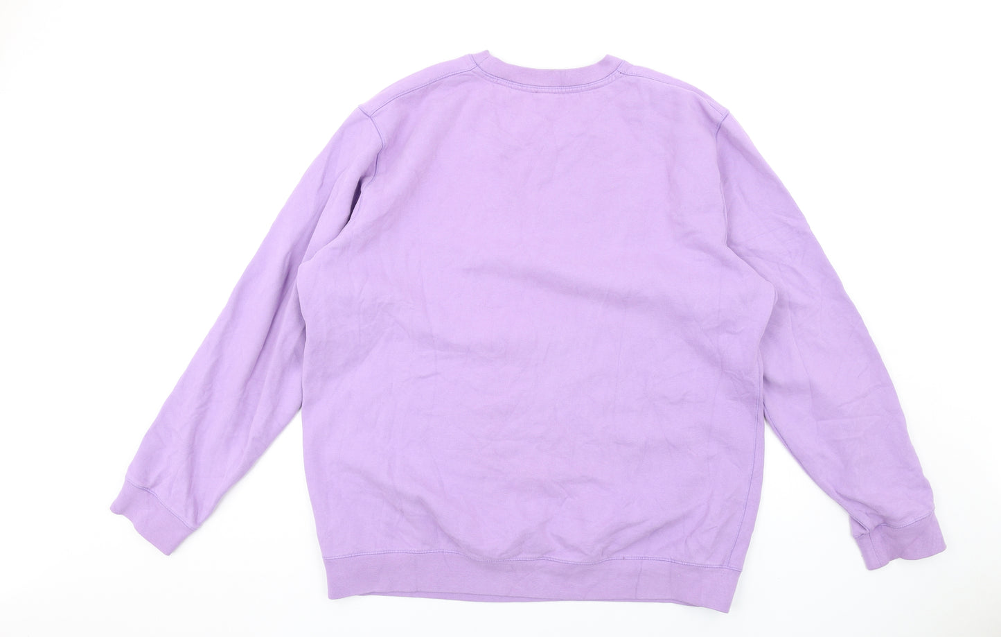 HUGO BOSS Mens Purple Cotton Pullover Sweatshirt Size 3XL