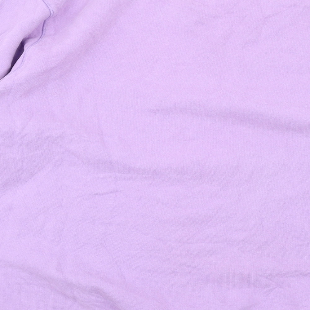 HUGO BOSS Mens Purple Cotton Pullover Sweatshirt Size 3XL