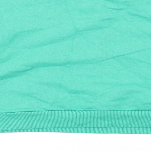 New Look Girls Green Cotton Pullover Sweatshirt Size 12-13 Years Pullover