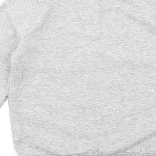 Disney Womens Grey Polyester Pullover Sweatshirt Size 2XS Pullover - Christmas Stitch
