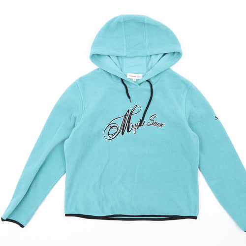 Crane Snow Womens Blue Polyester Pullover Hoodie Size M Pullover