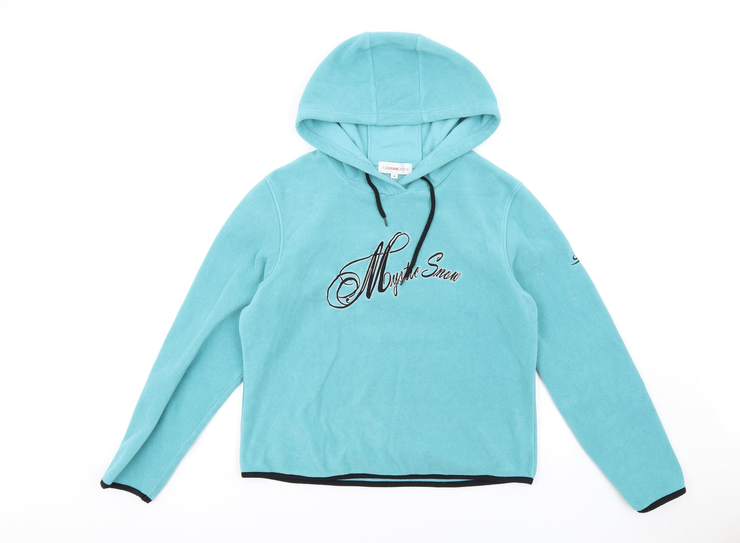 Crane Snow Womens Blue Polyester Pullover Hoodie Size M Pullover