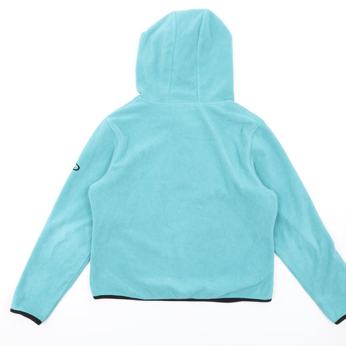 Crane Snow Womens Blue Polyester Pullover Hoodie Size M Pullover