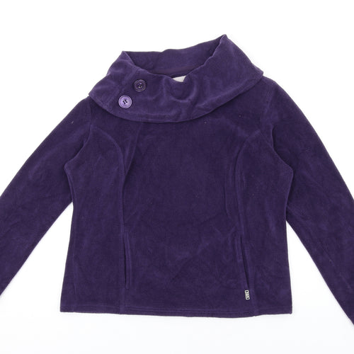 Per Una Womens Purple Polyester Pullover Sweatshirt Size M Pullover