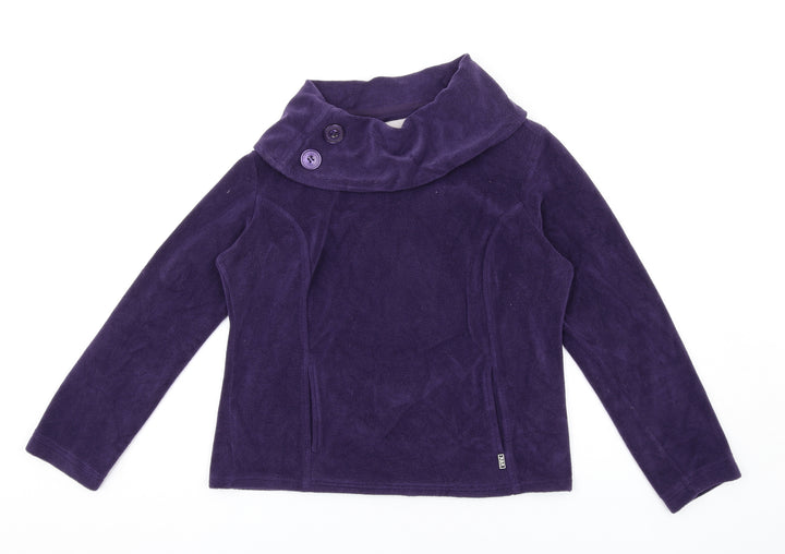 Per Una Womens Purple Polyester Pullover Sweatshirt Size M Pullover
