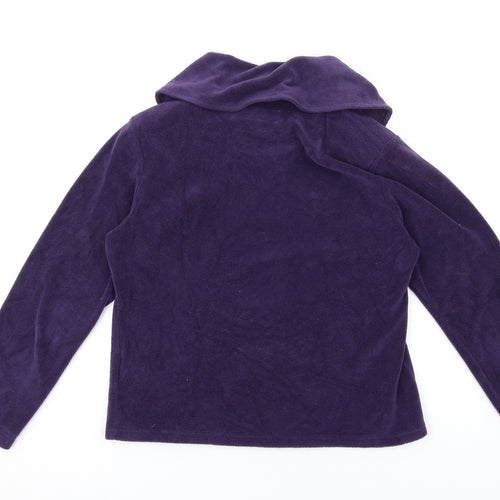 Per Una Womens Purple Polyester Pullover Sweatshirt Size M Pullover