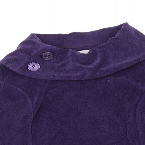 Per Una Womens Purple Polyester Pullover Sweatshirt Size M Pullover
