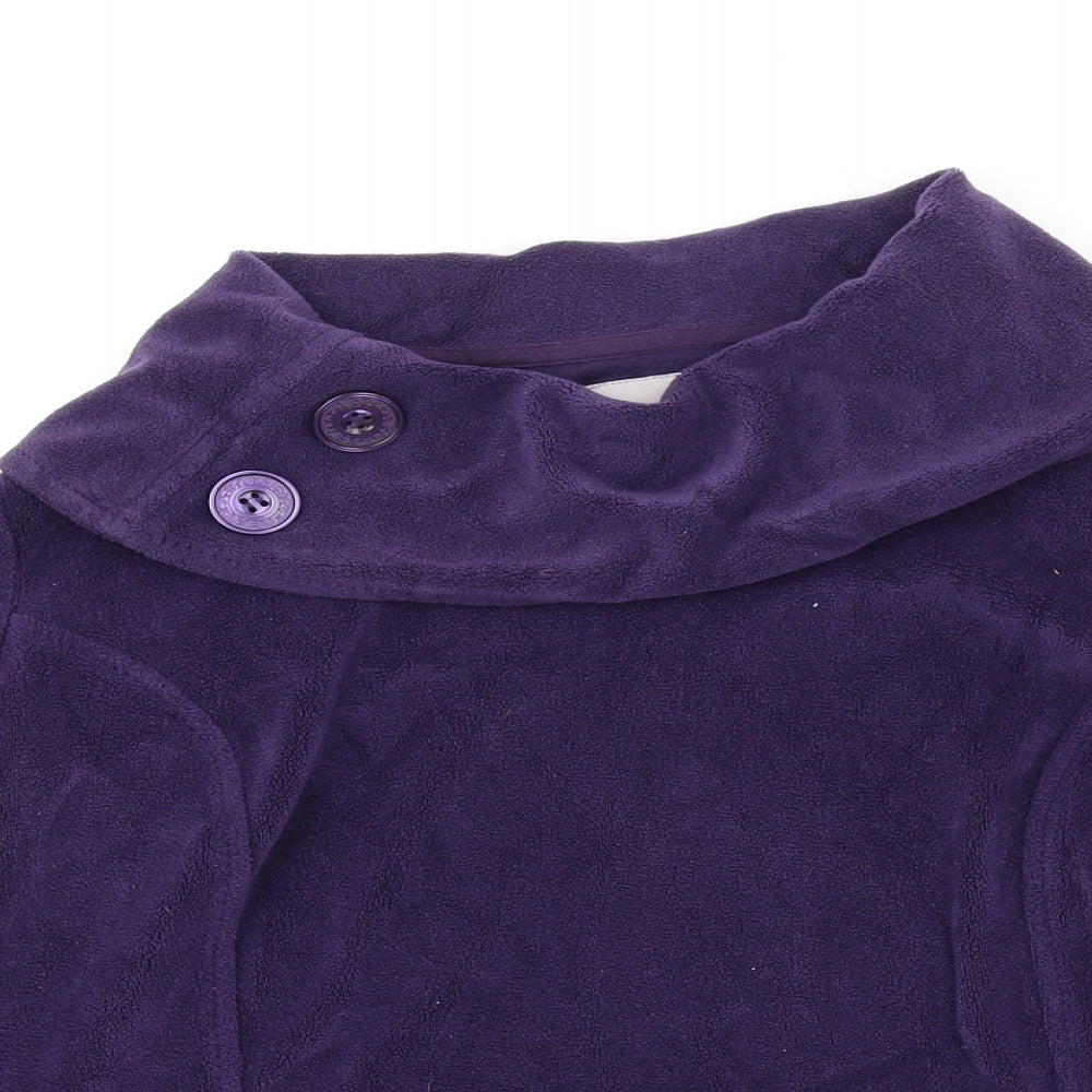 Per Una Womens Purple Polyester Pullover Sweatshirt Size M Pullover