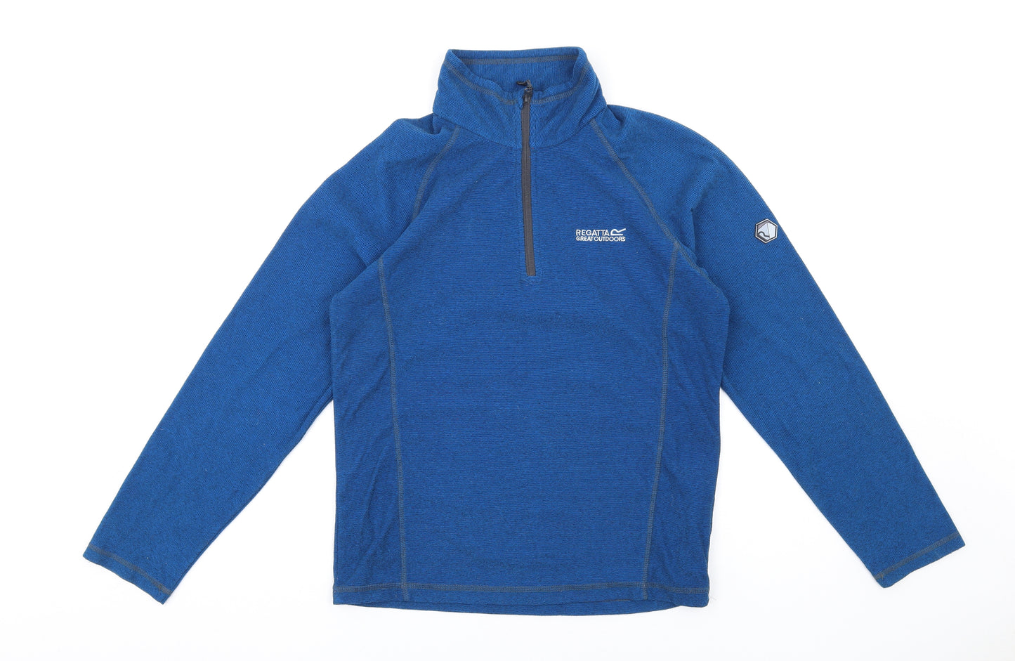 Mountain Warehouse Mens Black Polyester Pullover Sweatshirt Size S