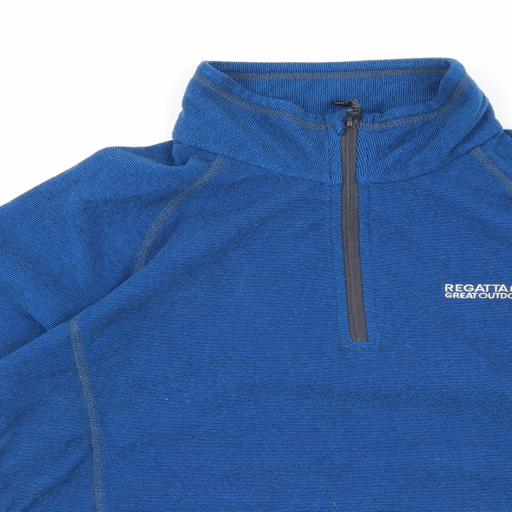 Mountain Warehouse Mens Black Polyester Pullover Sweatshirt Size S