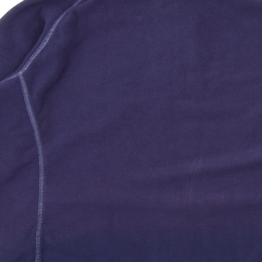 Mountain Warehouse Womens Blue Polyester Pullover Sweatshirt Size 16 Zip