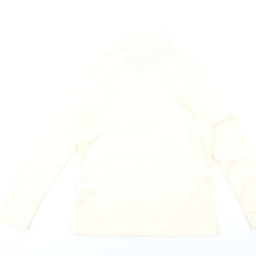 Regatta Womens Ivory Polyester Pullover Sweatshirt Size 12 Zip