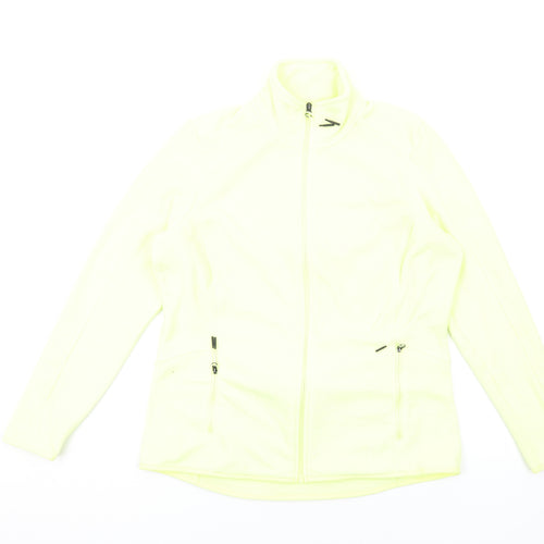 GOODMOVE Womens Yellow Jacket Size 14 Zip