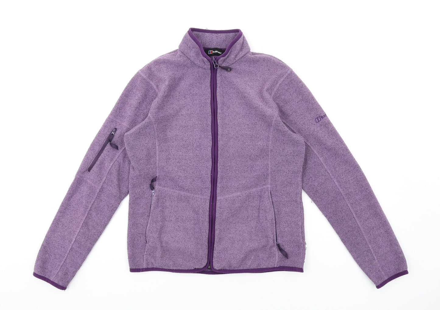 Berghaus Womens Purple Jacket Size 14 Zip