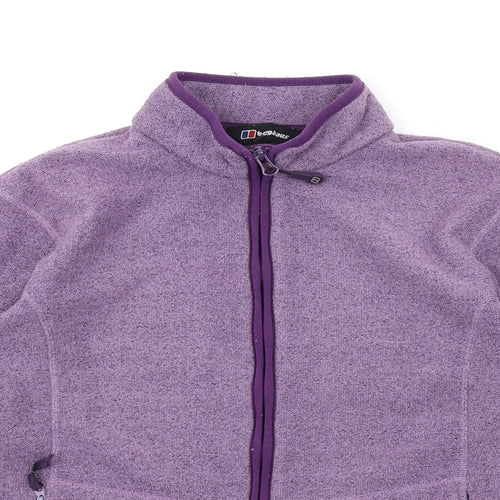 Berghaus Womens Purple Jacket Size 14 Zip