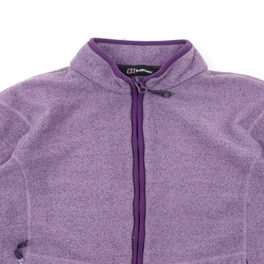Berghaus Womens Purple Jacket Size 14 Zip