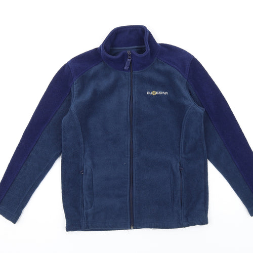 Dudeskin Boys Blue Jacket Size 9-10 Years Zip