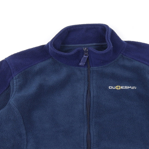 Dudeskin Boys Blue Jacket Size 9-10 Years Zip