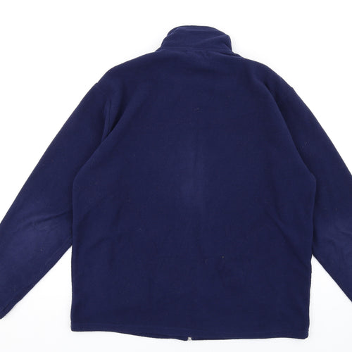 Oceanic Wave Mens Blue Jacket Size 2XL Zip