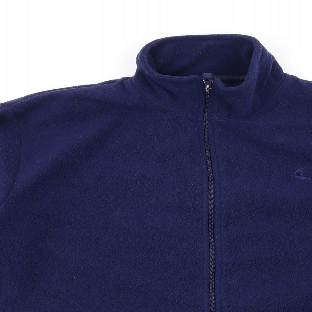 Oceanic Wave Mens Blue Jacket Size 2XL Zip