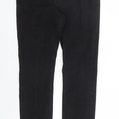 H&M Mens Black Cotton Skinny Jeans Size 30 in L30 in Regular Zip - Pockets