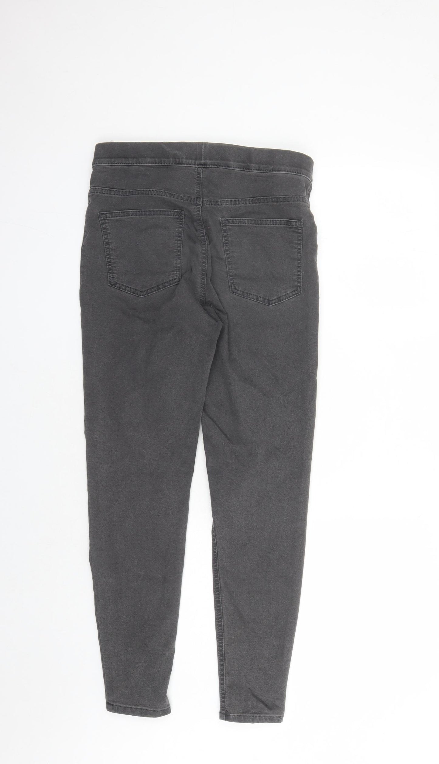Marks and Spencer Womens Grey Cotton Jegging Jeans Size 10 L27 in Regular - Stretch