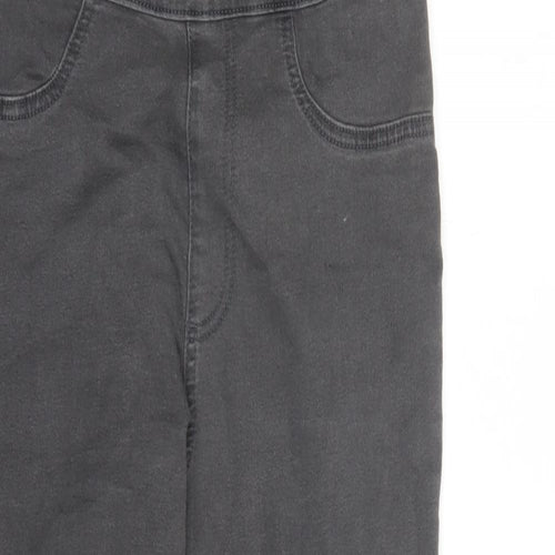 Marks and Spencer Womens Grey Cotton Jegging Jeans Size 10 L27 in Regular - Stretch