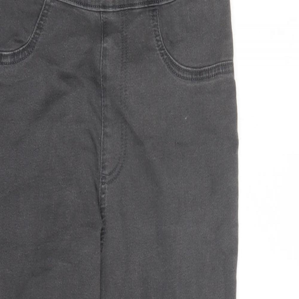 Marks and Spencer Womens Grey Cotton Jegging Jeans Size 10 L27 in Regular - Stretch