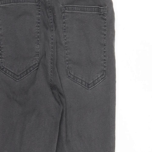Marks and Spencer Womens Grey Cotton Jegging Jeans Size 10 L27 in Regular - Stretch