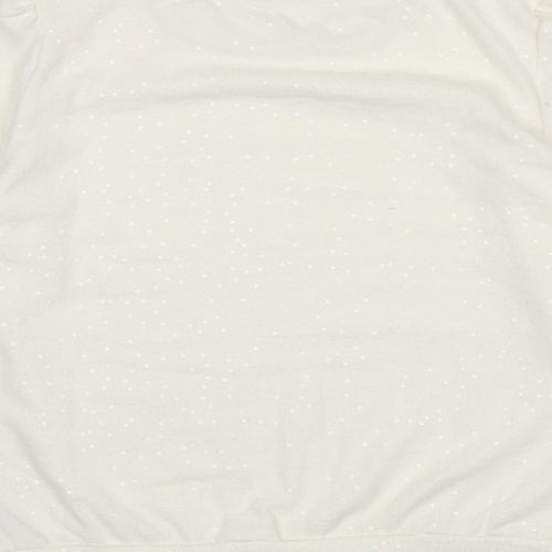 Beloved Womens Ivory Polyester Pullover Sweatshirt Size M Pullover - Sequins