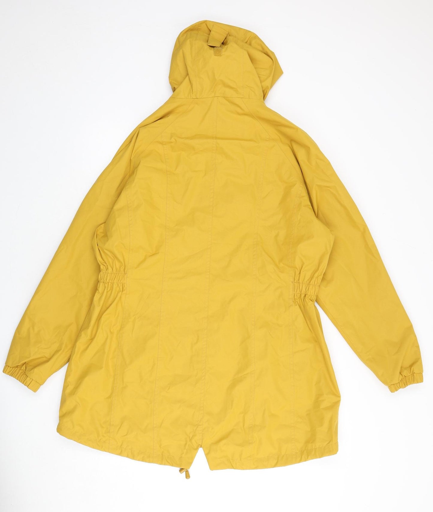 Trespass Womens Yellow Rain Coat Coat Size 18 Zip