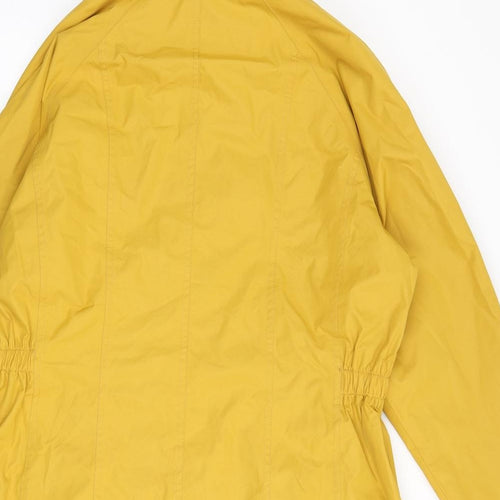 Trespass Womens Yellow Rain Coat Coat Size 18 Zip