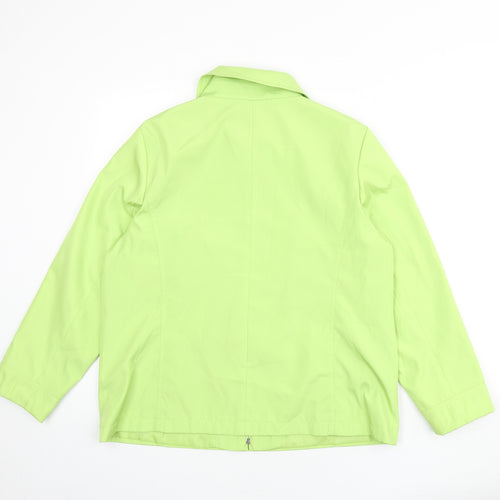 Bonmarché Womens Green Jacket Size M Zip