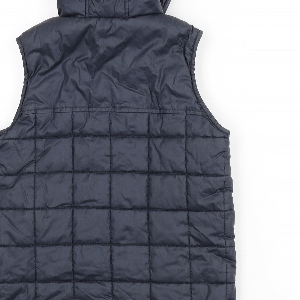 Jasper Conran Boys Blue Gilet Coat Size 11-12 Years Snap