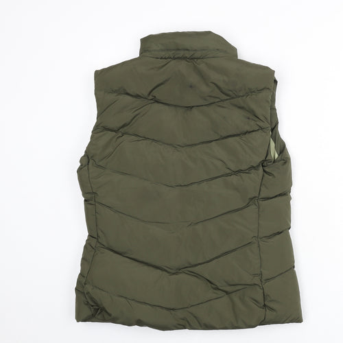 Gap Womens Green Gilet Coat Size M Zip