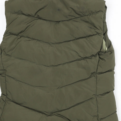 Gap Womens Green Gilet Coat Size M Zip