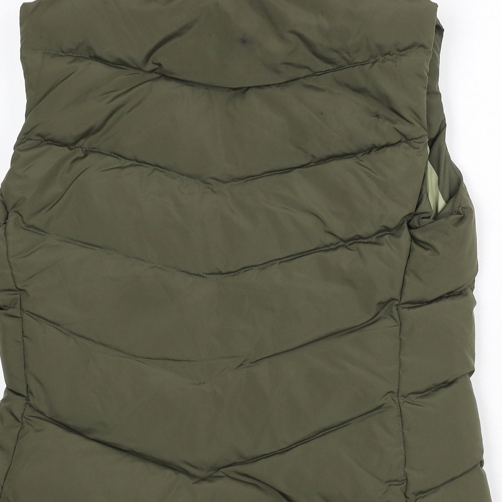 Gap Womens Green Gilet Coat Size M Zip