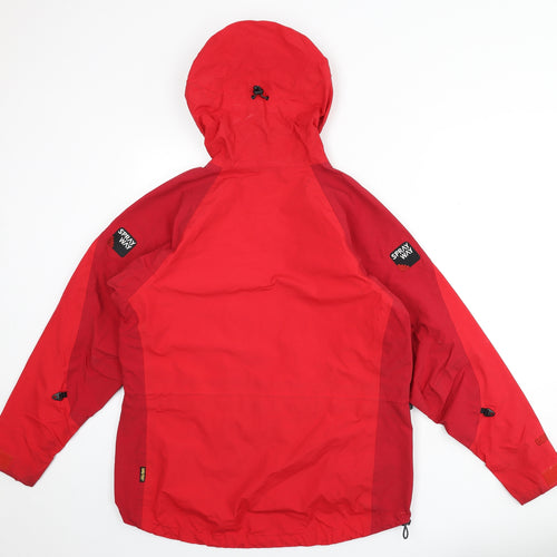 Sprayway Womens Red Rain Coat Coat Size M Zip