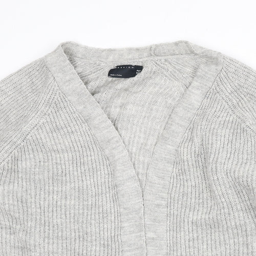 ASOS Womens Green V-Neck Acrylic Cardigan Jumper Size 10