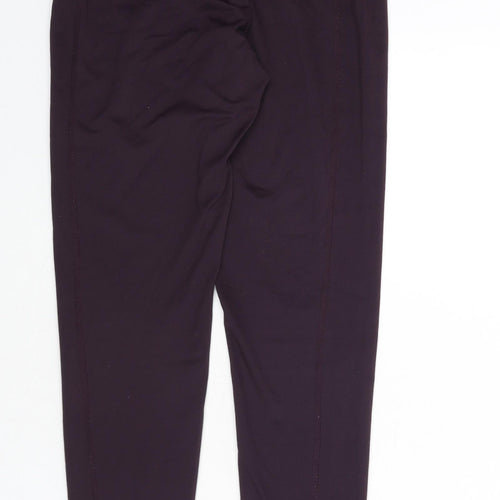 Marika Womens Purple Polyester Capri Leggings Size S L28 in Regular Pullover