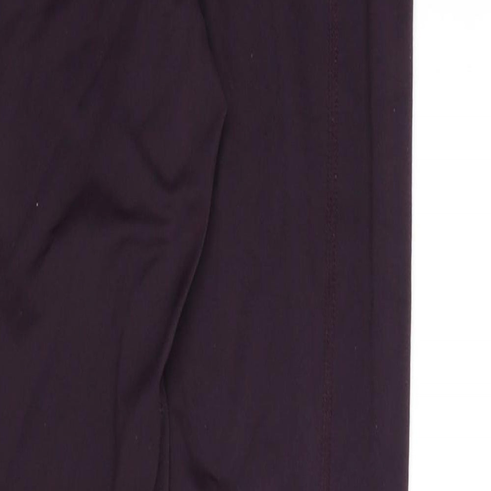 Marika Womens Purple Polyester Capri Leggings Size S L28 in Regular Pullover