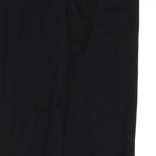 Limited Collection Womens Black Vinyl Capri Leggings Size 10 L28 in