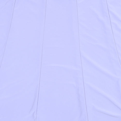 Bonmarché Womens Blue Polyester Flare Skirt Size 20