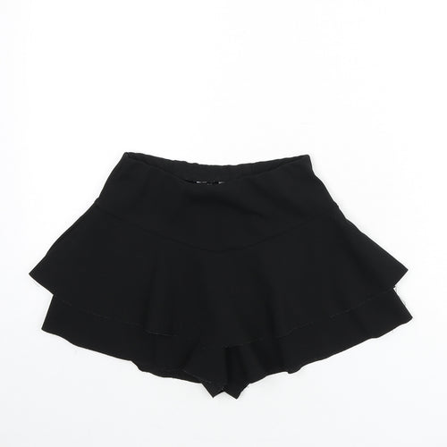 New Look Girls Black Polyester Mini Skirt Size 10-11 Years Regular Pull On