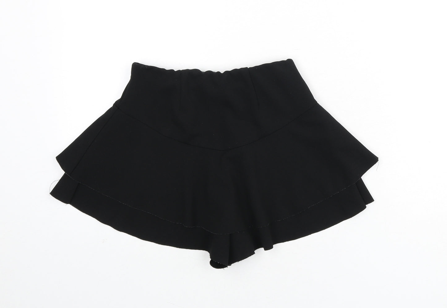 New Look Girls Black Polyester Mini Skirt Size 10-11 Years Regular Pull On