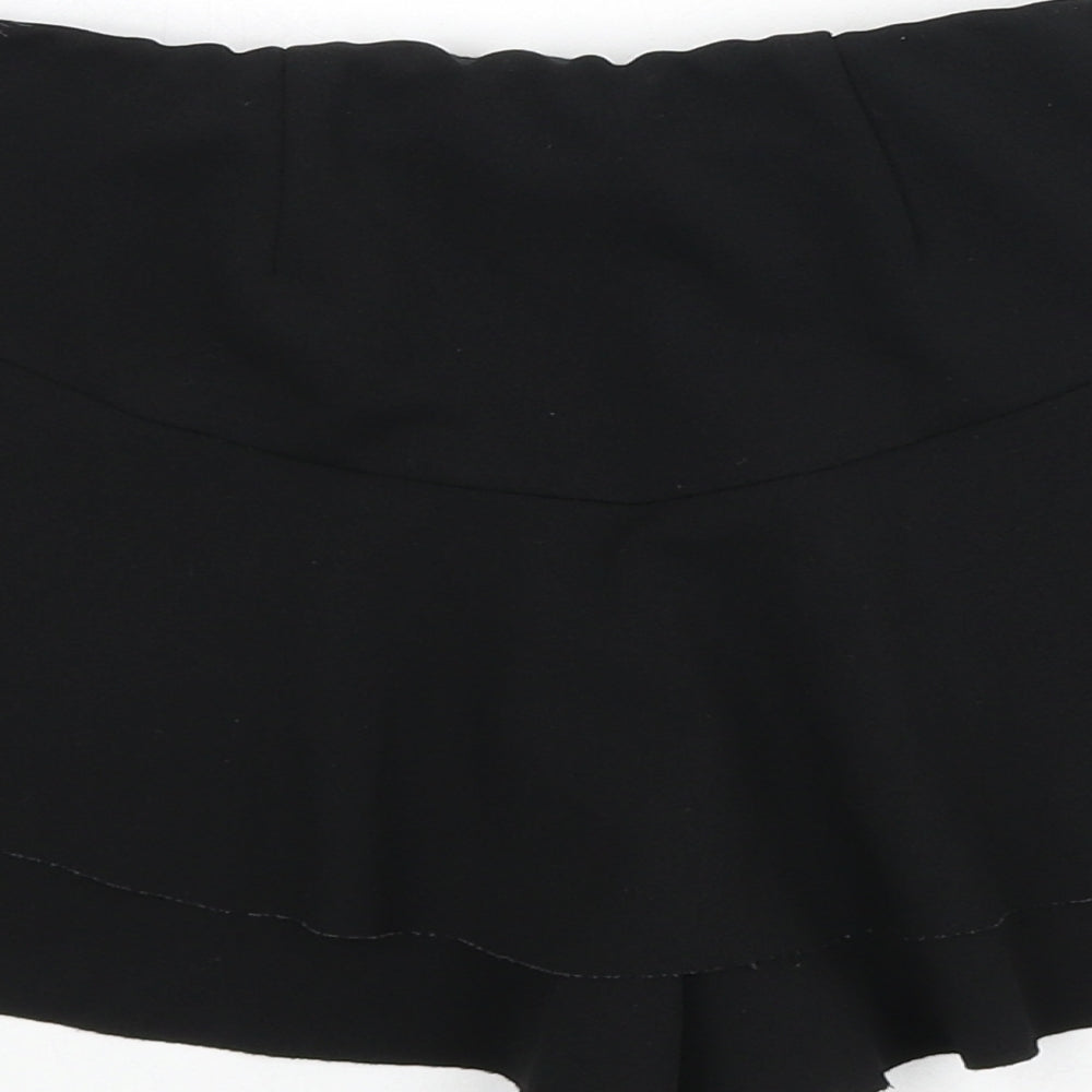 New Look Girls Black Polyester Mini Skirt Size 10-11 Years Regular Pull On