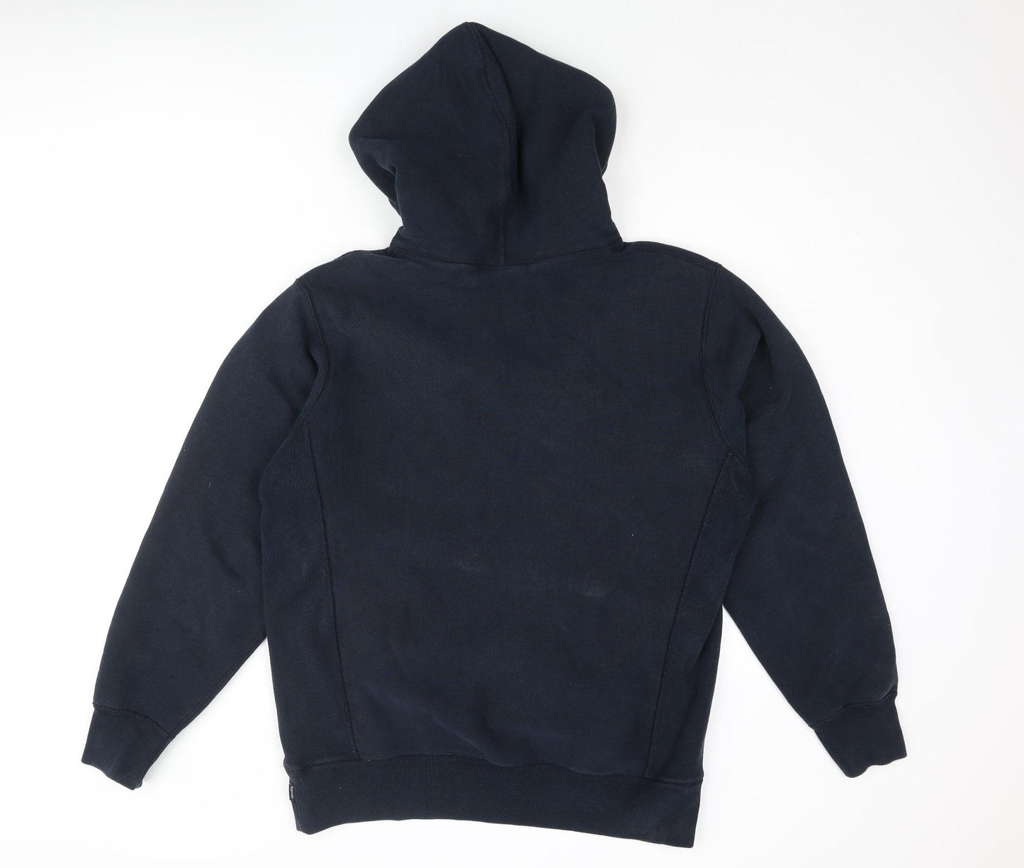 Supreme Mens Blue Cotton Pullover Hoodie Size XL - Heavyweight Supreme Logo