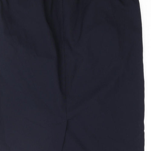Bonmarché Womens Blue Polyester Straight & Pencil Skirt Size 14 - Belt Detail